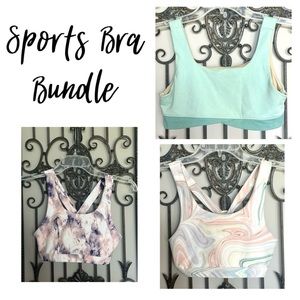 Old Navy Sports Bra Bundle Girls Size XL (14-16) Like New … 3 bras ..Go Dry